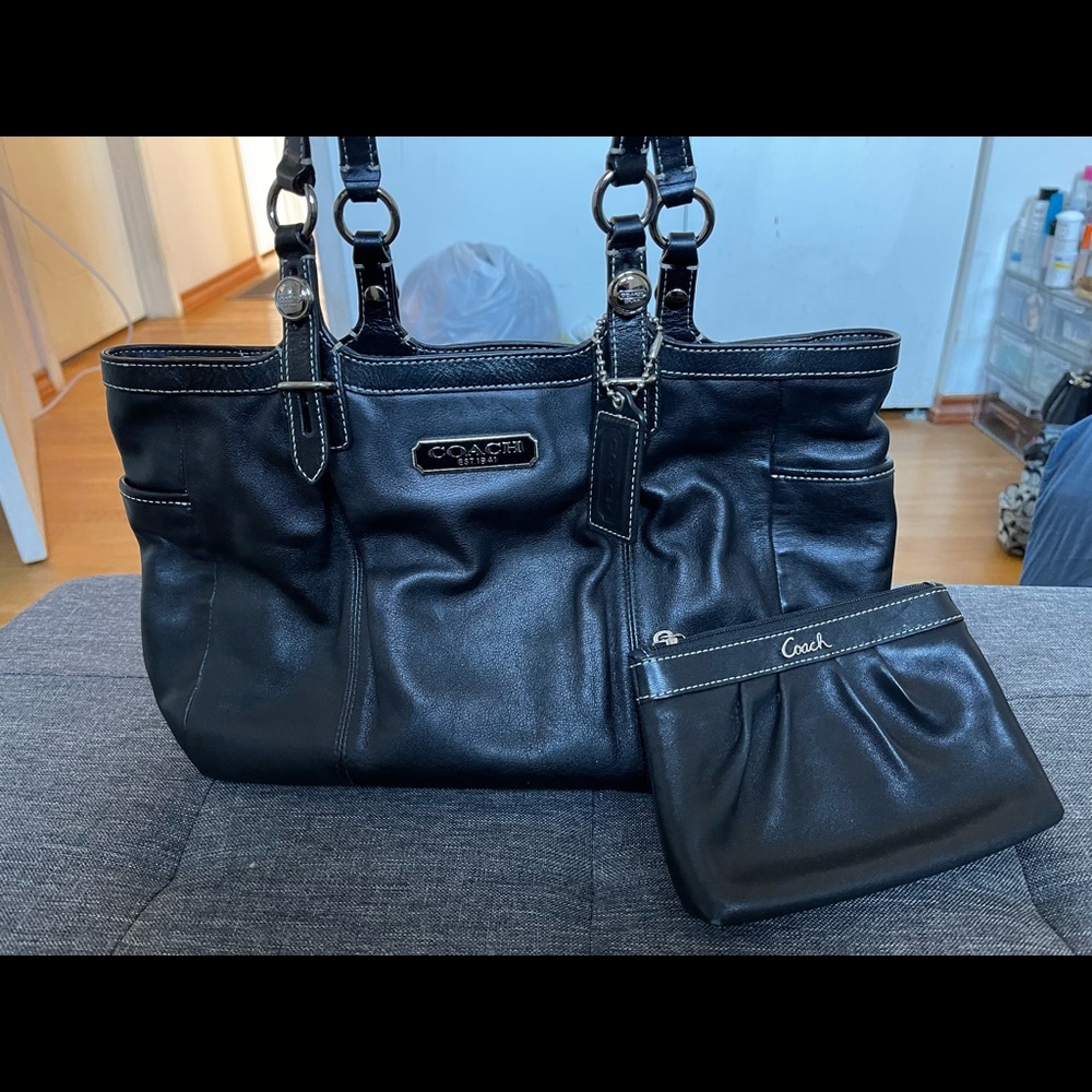 Coach Bag and Wristlet Set - BLACK🪐🪅
